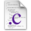 C source file icon