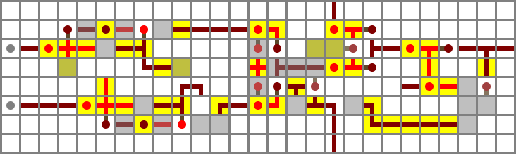 ALU channel schematic with output muxer, floor-level schematic